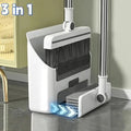 3-in-1 Commercial Cleaning Equipment – Broom, Dustpan & Brush All-in-One