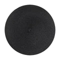 Round Braided Placemats Table Mats for Dining Tables Woven Washable Non-Slip Place mats 15 inch F