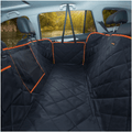 iBuddy Dog Car Seat Cover – Hammock Style, Mesh Window, Waterproof 600D Oxford | Free Seat Belt
