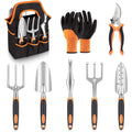 8-Piece Heavy-Duty Gardening Tool Set – Orange