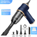 4-in-1 Wireless Handheld Car Vacuum & Air Blower – Brushless 15,000 Pa | Blue | Cordless