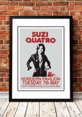 Suzi Quatro ‘Horden Pavilion’ Sydney, Australia Concert Poster 1974 - Framed A6