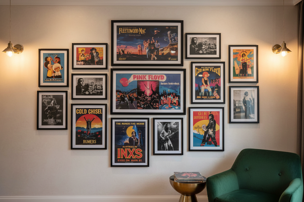 Framed Music Posters & Wall Art