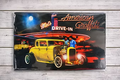 American Graffiti Metal Sign | 30x40cm | Garage & Man Cave Wall Décor