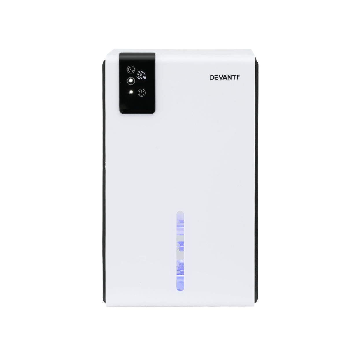 Devanti 2L Dehumidifier & Air Purifier | Quiet | 24Hr Timer | Remote | White