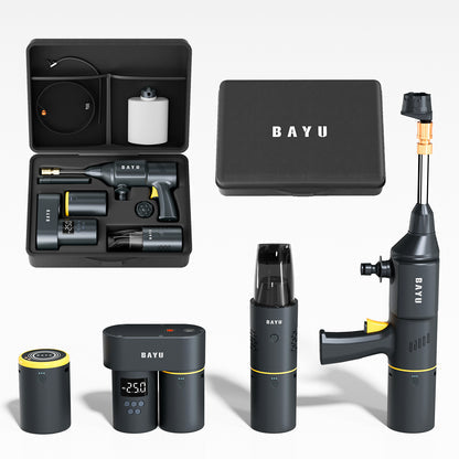 Auto Smart Kit Model E-Pro with tyre inflator, vacuum, car washer and power bank