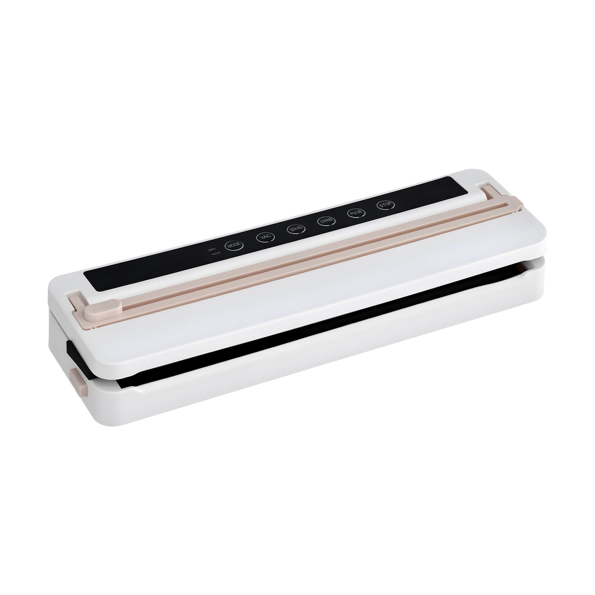 Devanti 110W Food Vacuum Sealer Machine – Auto Seal, Slide Cutter | White & Pink
