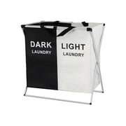 Artiss 2-Section Foldable Laundry Hamper – Large Capacity
