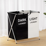 Artiss 2-Section Foldable Laundry Hamper – Large Capacity