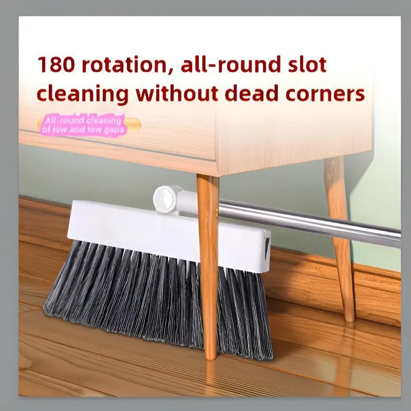 3-in-1 Commercial Cleaning Equipment – Broom, Dustpan & Brush All-in-One
