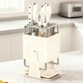 White Universal Knife Block – 10-Slot