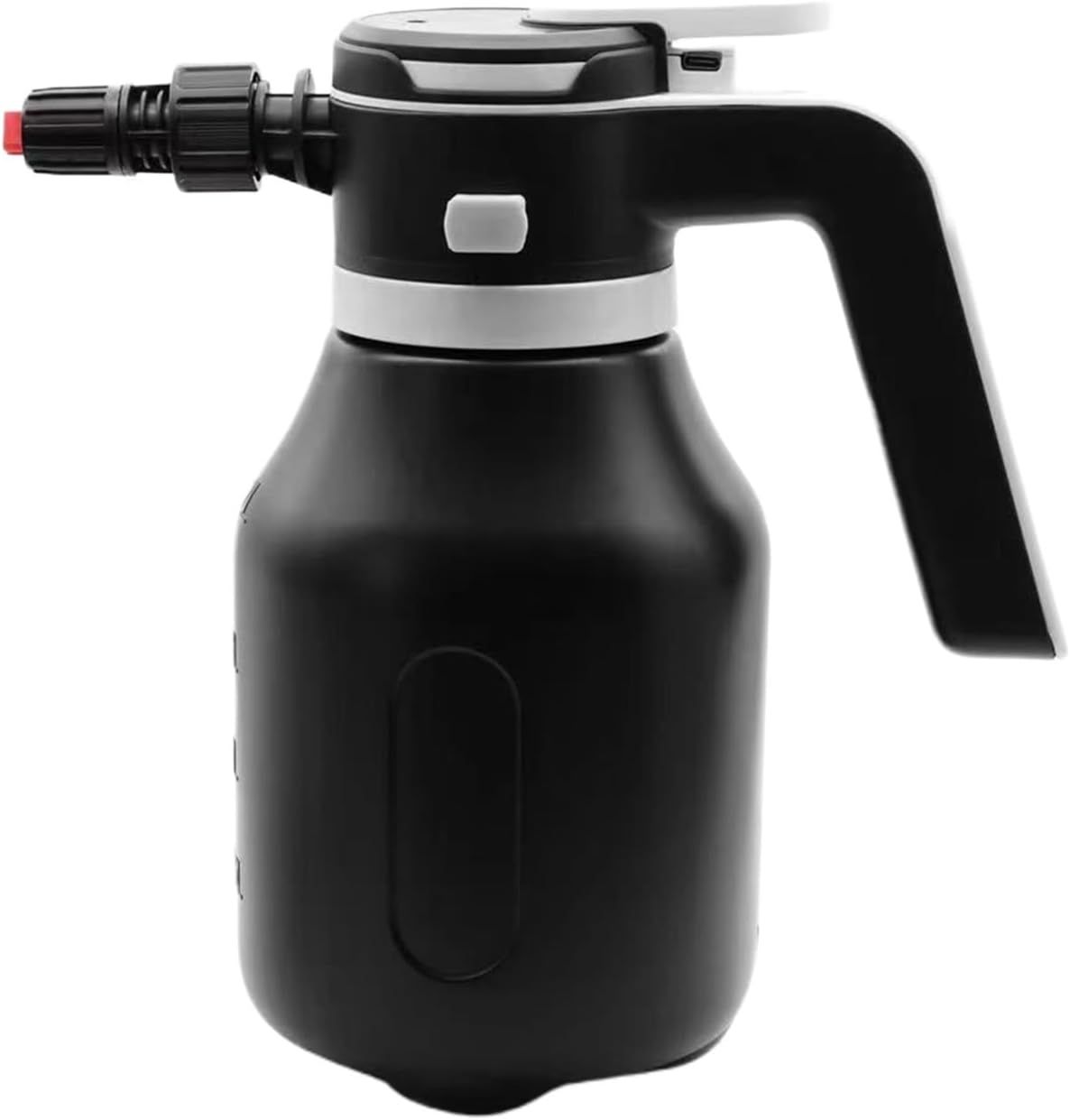 Electric Foam Sprayer – Rechargeable, 2L Tank, Adjustable Nozzle | Car Wash, Garden & Home | Black