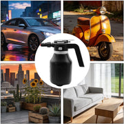 Electric Foam Sprayer – Rechargeable, 2L Tank, Adjustable Nozzle | Car Wash, Garden & Home | Black