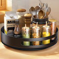 Metal Lazy Susan Turntable – 25.4cm Rotating Shelf | Powder-Coated Steel | Black