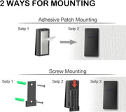 Wireless Doorbell Kit – Self-Powered Transmitter | 150m Range | IP65 | 2 Receivers