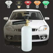 Premium Foam Cannon | 1L Bottle | 1/4" Quick Connect | 5 Nozzle Tips | Pressure Washer Car Wash