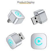 2-in-1 Wireless CarPlay & Android Auto Smart Car Connector | Wired to Wireless | Cable-Free | Universal Fit