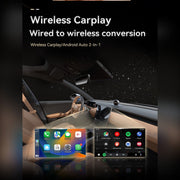 2-in-1 Wireless CarPlay & Android Auto Smart Car Connector | Wired to Wireless | Cable-Free | Universal Fit