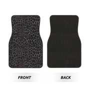Premium Car Floor Mats 4-Piece Set | Universal Fit Cars SUVs Trucks | Front & Rear | Leopard Print