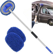 Telescopic Car Wash Brush – Detachable 2-in-1 Microfibre | Extends to 160cm