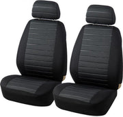 Universal Front Car Seat Covers – Grey (2-Seat Set)