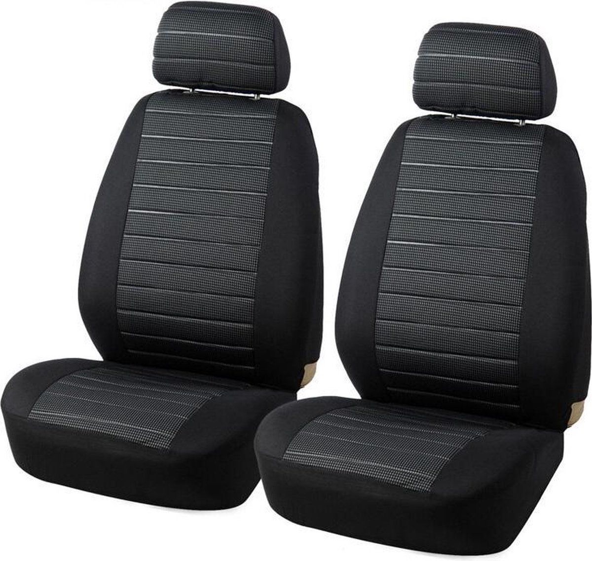 Universal Front Car Seat Covers – Grey (2-Seat Set)