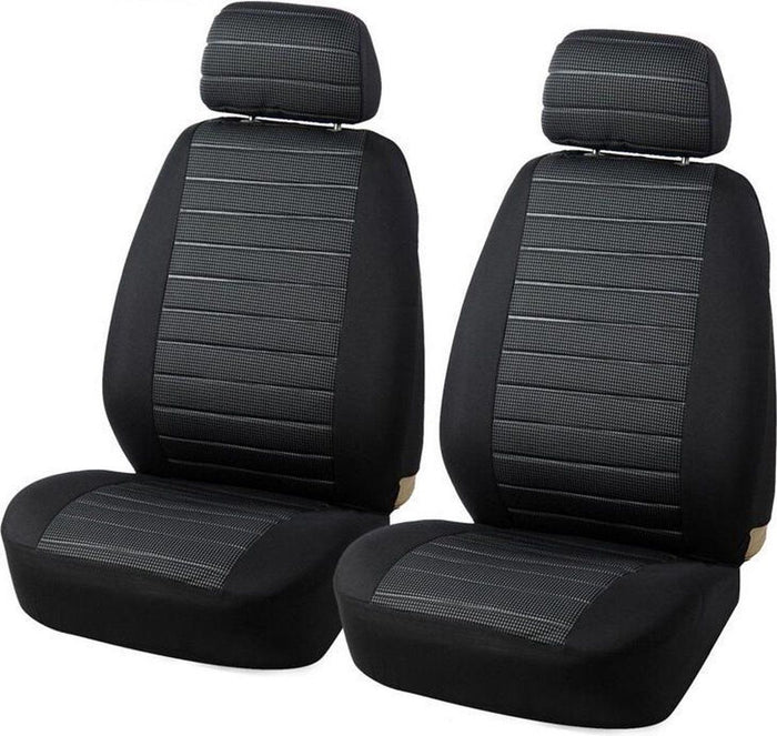 Universal Front Car Seat Covers – Grey (2-Seat Set)