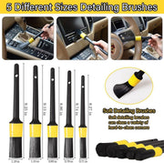 Car Wash & Detailing Kit 22-Piece | Polishing Tools, Rim Brush & Interior/Exterior Car Care