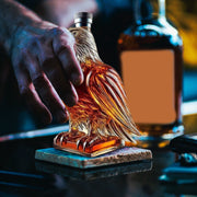 Wolf Whiskey Bottle, Funny Wolf Whiskey Bottle, 3D Wolf Shape Glass, Wine Decanter for Men Dad, Home Bar Dachshund Lover Decor C