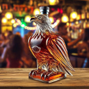 Wolf Whiskey Bottle, Funny Wolf Whiskey Bottle, 3D Wolf Shape Glass, Wine Decanter for Men Dad, Home Bar Dachshund Lover Decor C