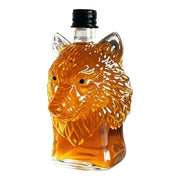 Wolf Whiskey Bottle, Funny Wolf Whiskey Bottle, 3D Wolf Shape Glass, Wine Decanter for Men Dad, Home Bar Dachshund Lover Decor E