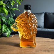 Wolf Whiskey Bottle, Funny Wolf Whiskey Bottle, 3D Wolf Shape Glass, Wine Decanter for Men Dad, Home Bar Dachshund Lover Decor E