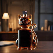 Wolf Whiskey Bottle, Funny Wolf Whiskey Bottle, 3D Wolf Shape Glass, Wine Decanter for Men Dad, Home Bar Dachshund Lover Decor G