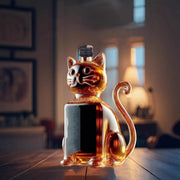 Wolf Whiskey Bottle, Funny Wolf Whiskey Bottle, 3D Wolf Shape Glass, Wine Decanter for Men Dad, Home Bar Dachshund Lover Decor G