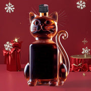 Wolf Whiskey Bottle, Funny Wolf Whiskey Bottle, 3D Wolf Shape Glass, Wine Decanter for Men Dad, Home Bar Dachshund Lover Decor G
