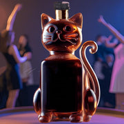Wolf Whiskey Bottle, Funny Wolf Whiskey Bottle, 3D Wolf Shape Glass, Wine Decanter for Men Dad, Home Bar Dachshund Lover Decor G