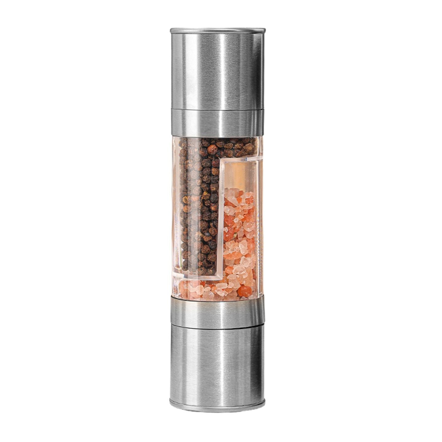 2-in-1 Salt & Pepper Grinder – Dual Ceramic Core, Adjustable Coarseness | Stainless Steel