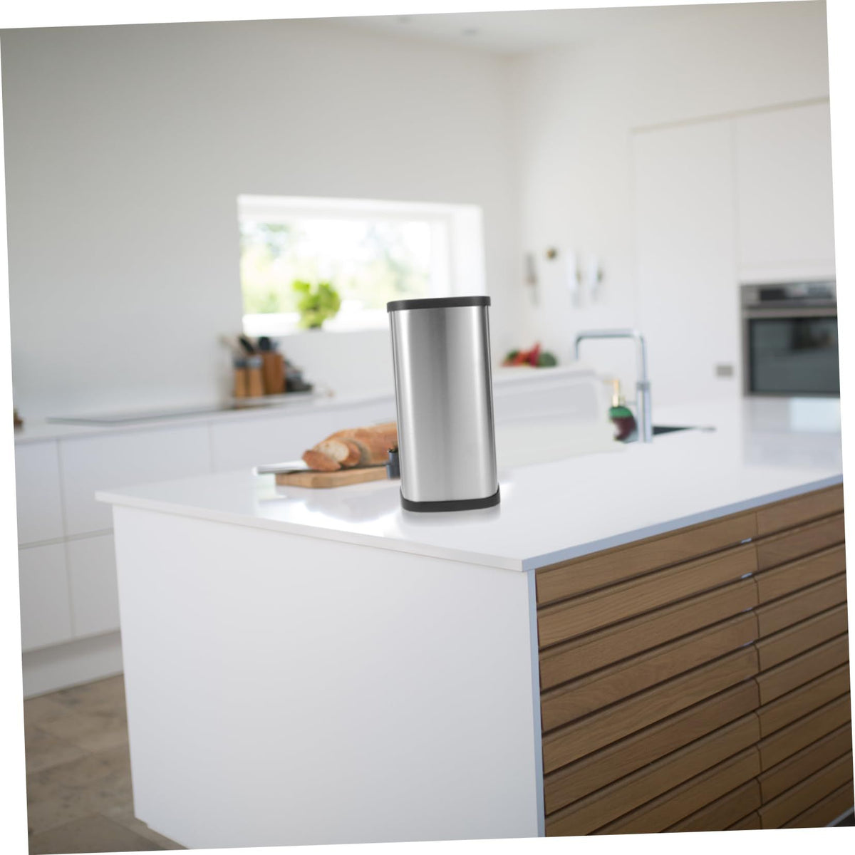 Stainless Steel Universal Knife Block