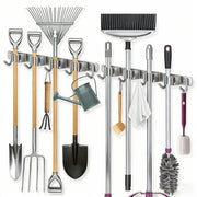Wall-Mounted Broom & Mop Holder Set – 2 Pack