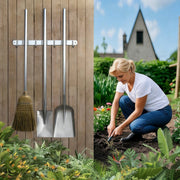 Wall-Mounted Broom & Mop Holder Set – 2 Pack