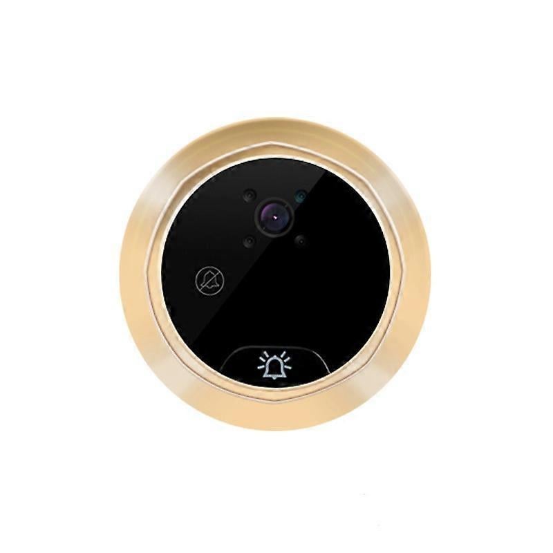 W10 Wireless Video Doorbell Camera – 4.3" LCD Screen, Auto Photo Capture | Peephole Mount