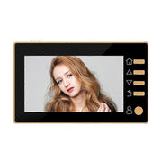W10 Wireless Video Doorbell Camera – 4.3" LCD Screen, Auto Photo Capture | Peephole Mount