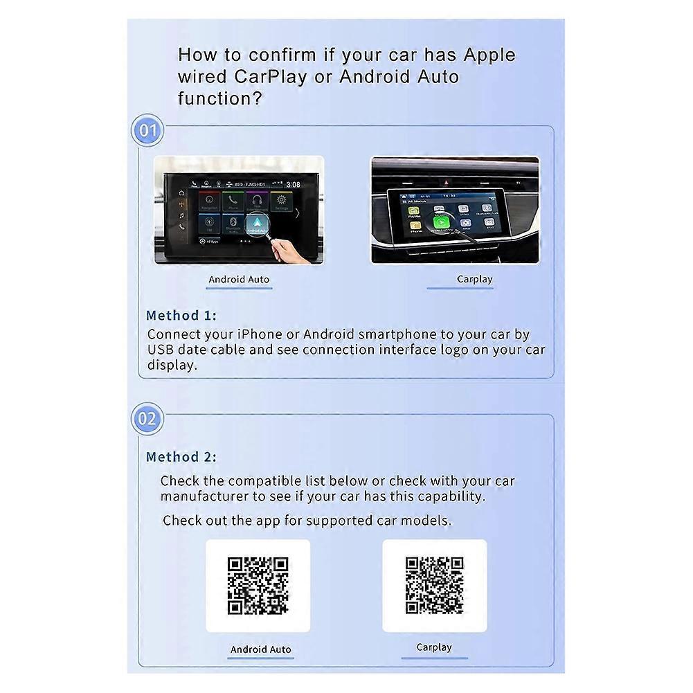 Wired to Wireless CarPlay Adapter Dongle – Plug & Play USB | 5GHz Wi-Fi | Auto-Connect