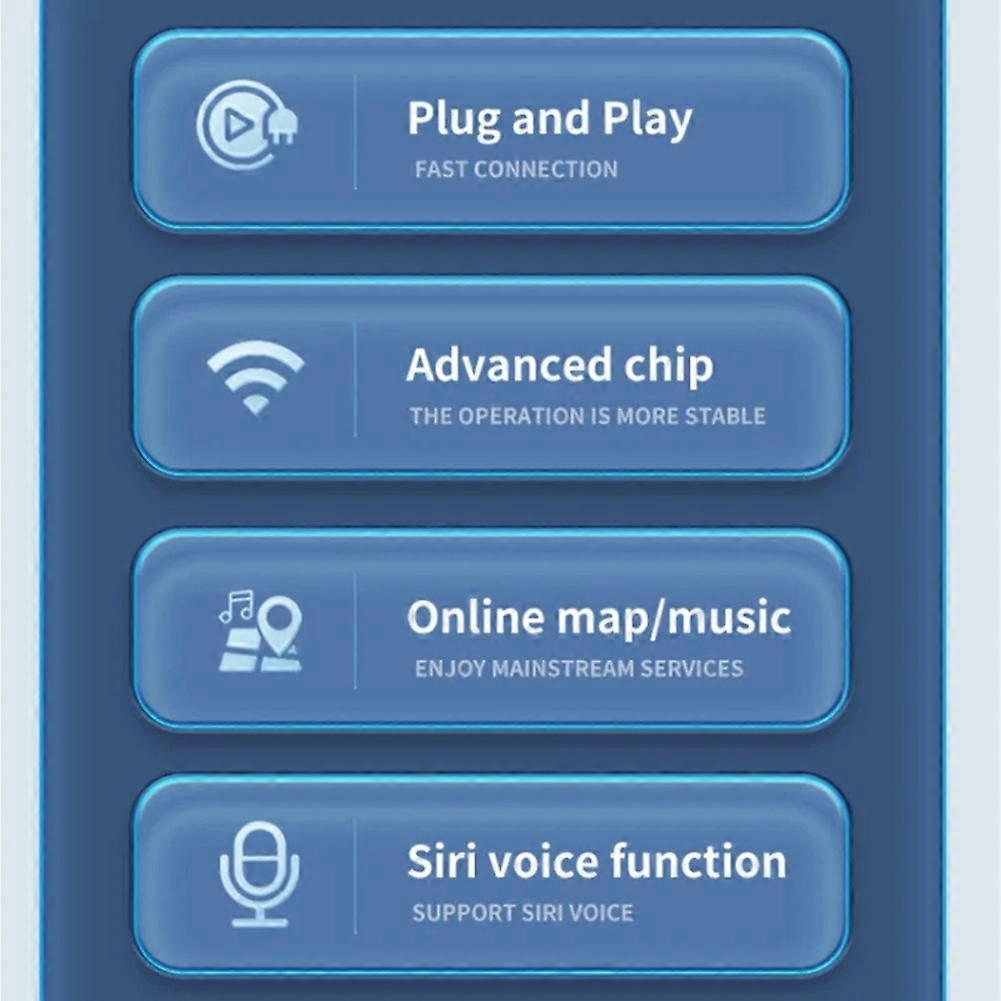 Wired to Wireless CarPlay Adapter Dongle – Plug & Play USB | 5GHz Wi-Fi | Auto-Connect
