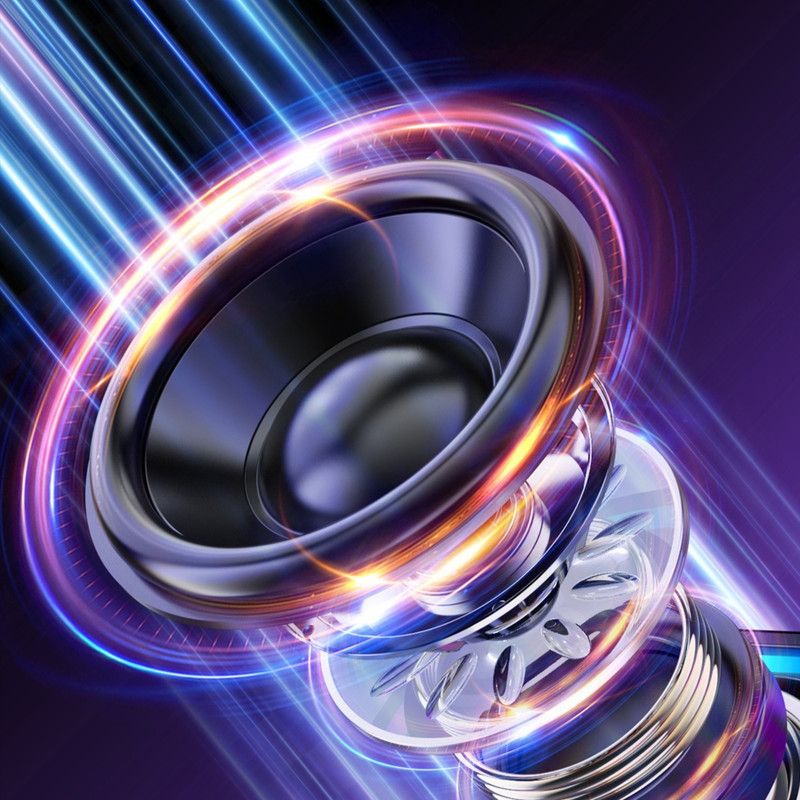 RGB Bluetooth 5.3 Speaker – Rubik's Cube Design | 360° Surround Sound & FM Radio | Black