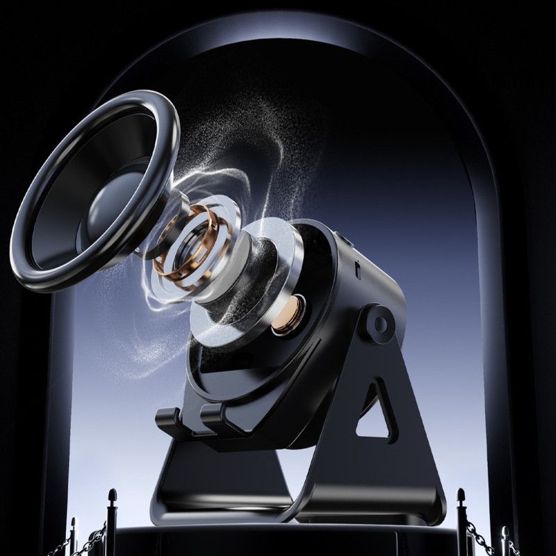2-in-1 Phone & Tablet Stand with Bluetooth Speaker – 52mm Subwoofer, 9D Sound | BT 5.3