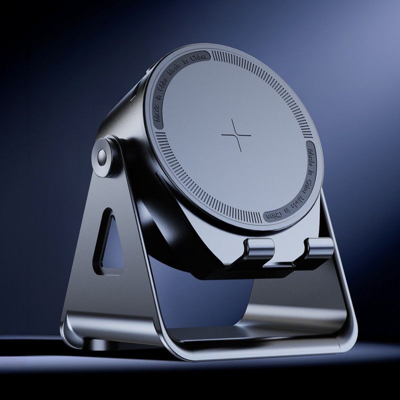 2-in-1 Phone & Tablet Stand with Bluetooth Speaker – 52mm Subwoofer, 9D Sound | BT 5.3