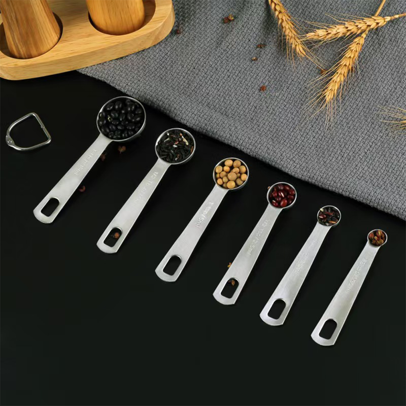 6-Piece Stainless Steel Premium Measuring Spoons Set | Metric & Imperial | Baking & Cooking