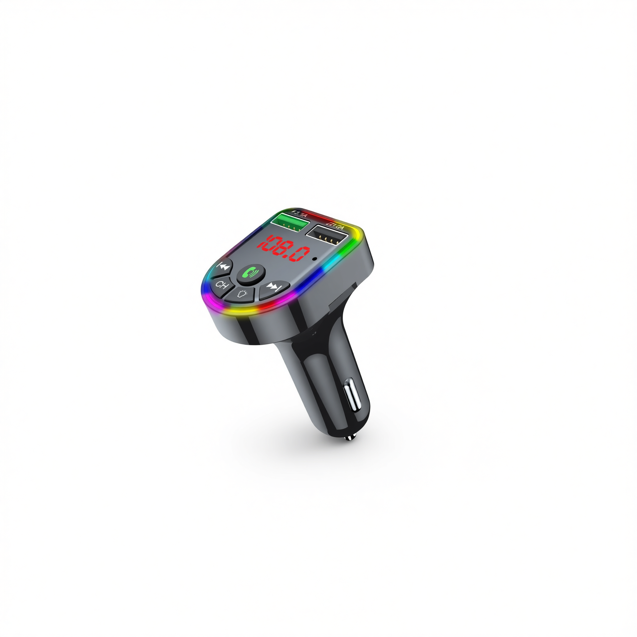 Car MP3 Player | Bluetooth FM Transmitter & USB Charger | 12V/24V | F5