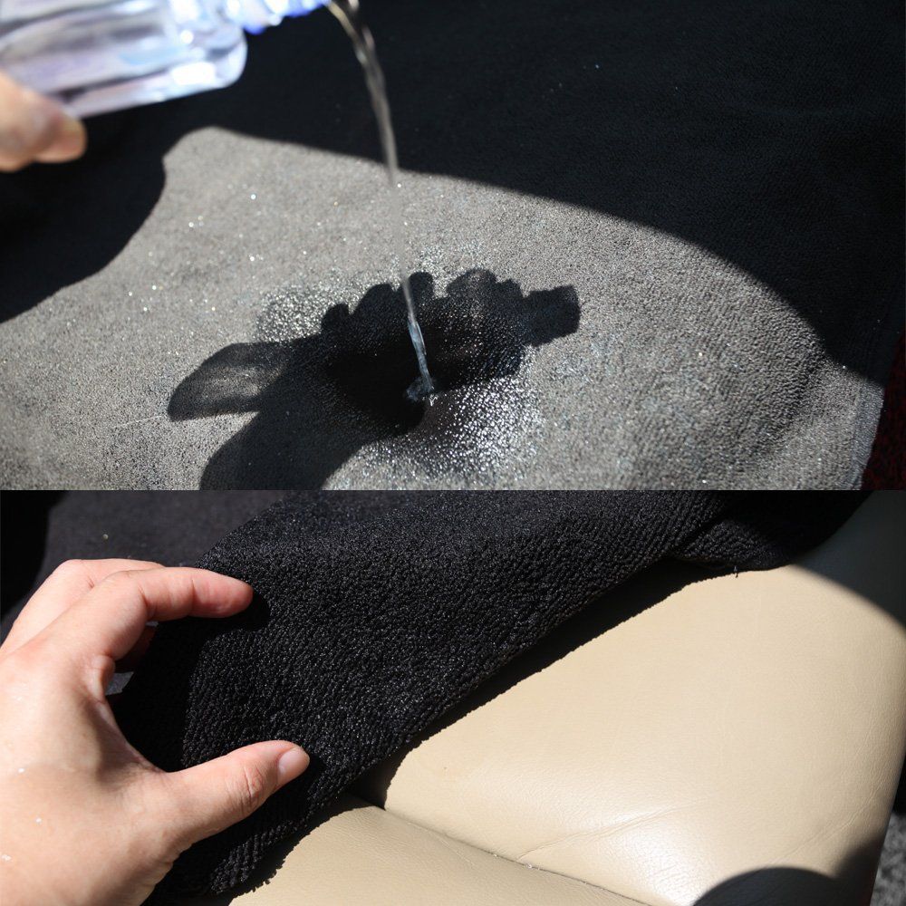 Waterproof Car Seat Cover – Universal Non-Slip Sweat Towel for Cars, Trucks & SUVs | 140 x 75cm | Black